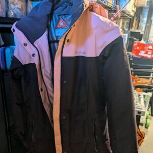 Pink and Purple Columbia OmniHeat Coat XS